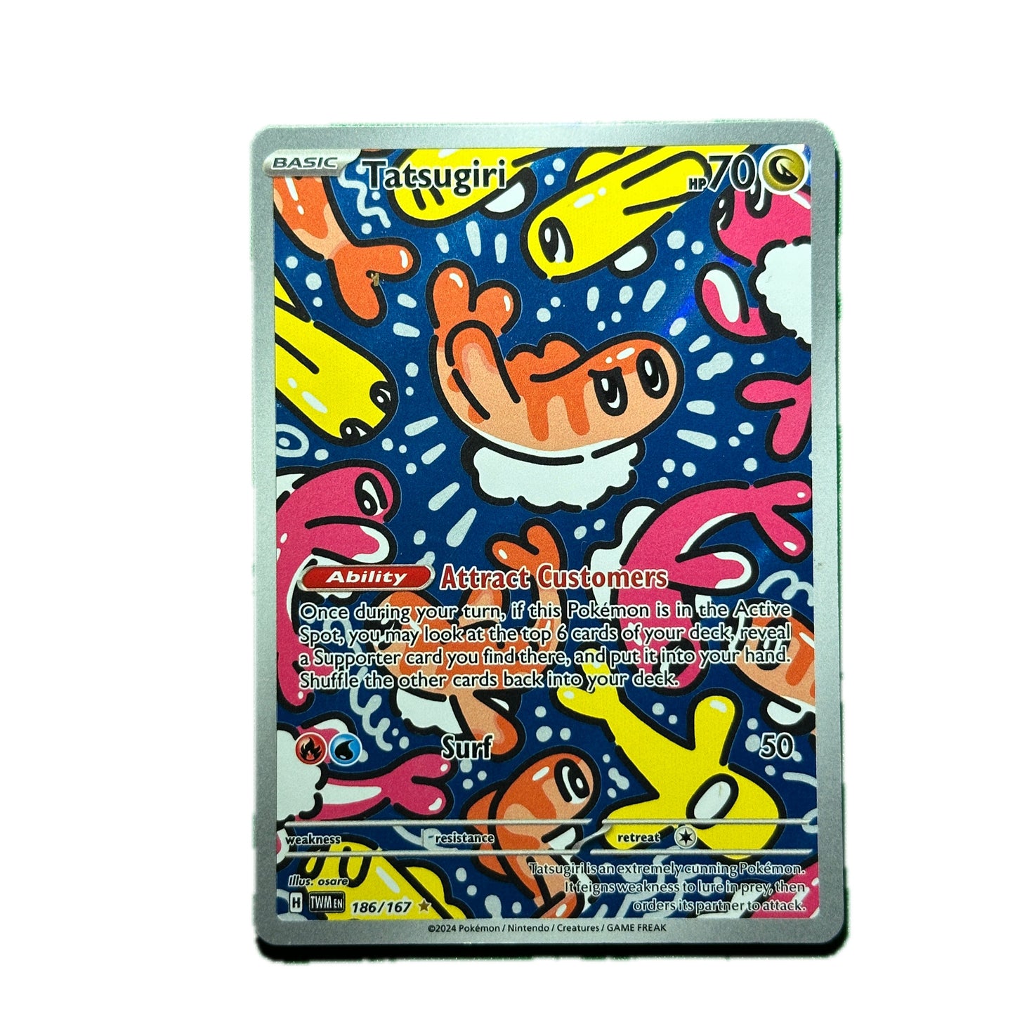 Tatsugiri 186/167 Pokémon Twilight Masquerade Near mint