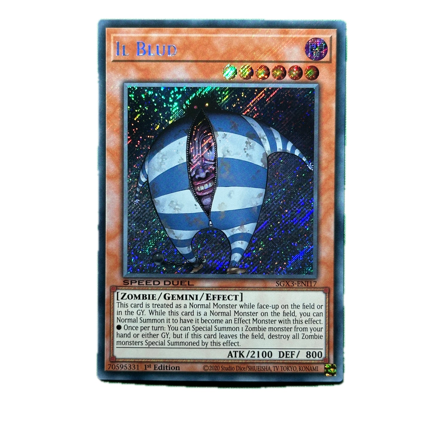 IL Blud SGX3-ENI17 Speed Duel GX: Duelist of Shadows Yu-Gi-Oh Light Play