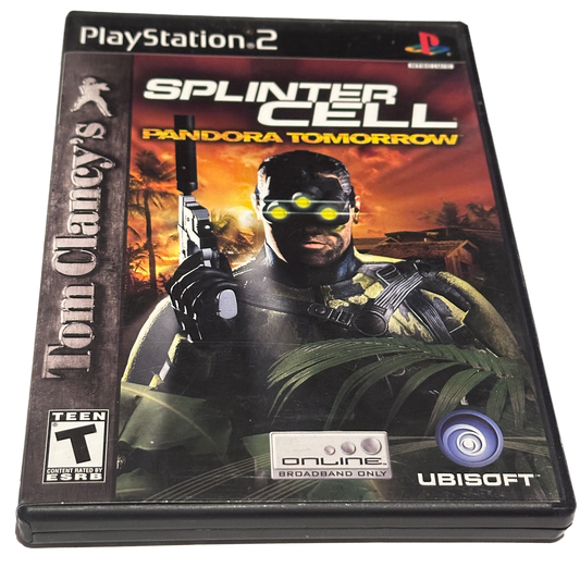 Splinter Cell Pandora's Tomorrow Sony PS2 Playstation 2 Complete in Box