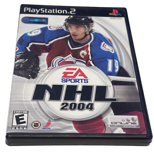 NHL 2004 (Joe Sakic Variant) Sony PS2 Playstation 2 Complete in Box