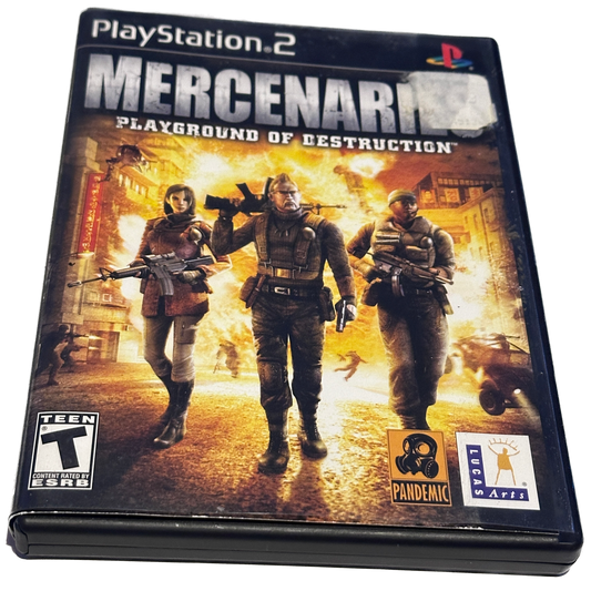 Mercenaries Playground of Destruction Sony PS2 Playstation 2 Complete in Box