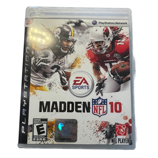 Madden NFL 10 Sony PS3 Playstation 3 Complete in Box