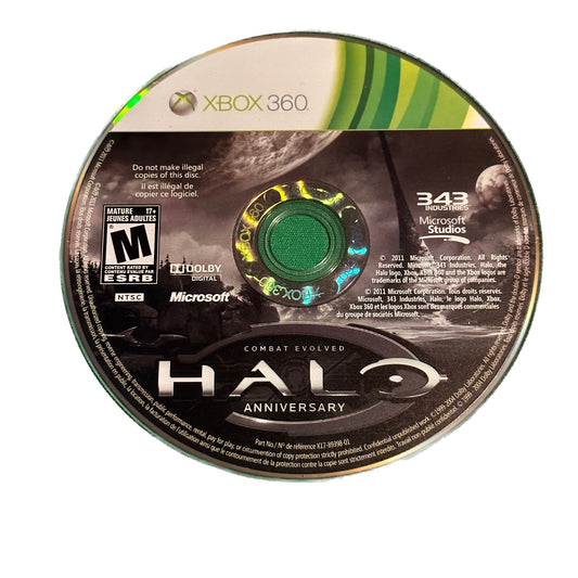 Halo Combat Evolved Anniversary Edition Xbox 360 Loose Disc