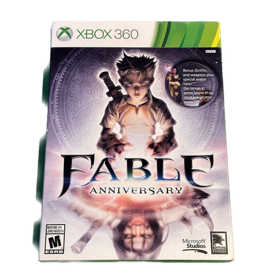 Fable Anniversary Edition Xbox 360 In Box