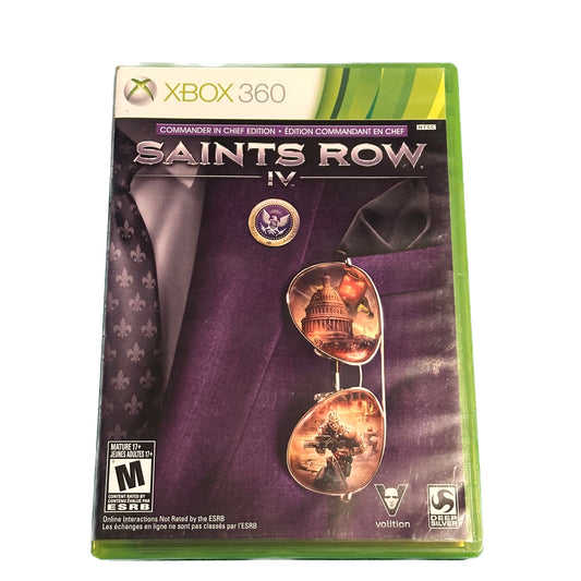 Saints Row IV Commander Chief Edition Xbox 360 Complete In Box