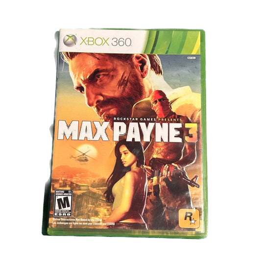 Max Payne 3 Xbox 360 Complete In Box