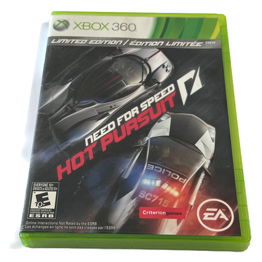 Need For Speed Hot Pursuit Limited Ediiton Xbox 360 Complete in Box