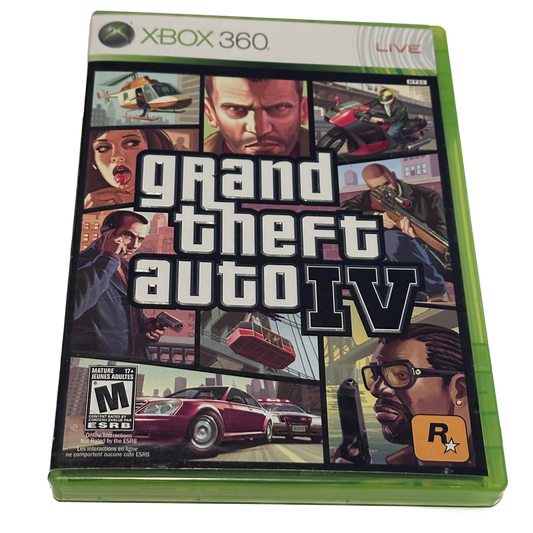 Grand Theft Auto IV Xbox 360 Complete in Box