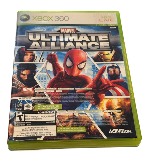 Marvel Ultimate Alliance & Forza Motorsport Double Pack Xbox 360 Complete in Box