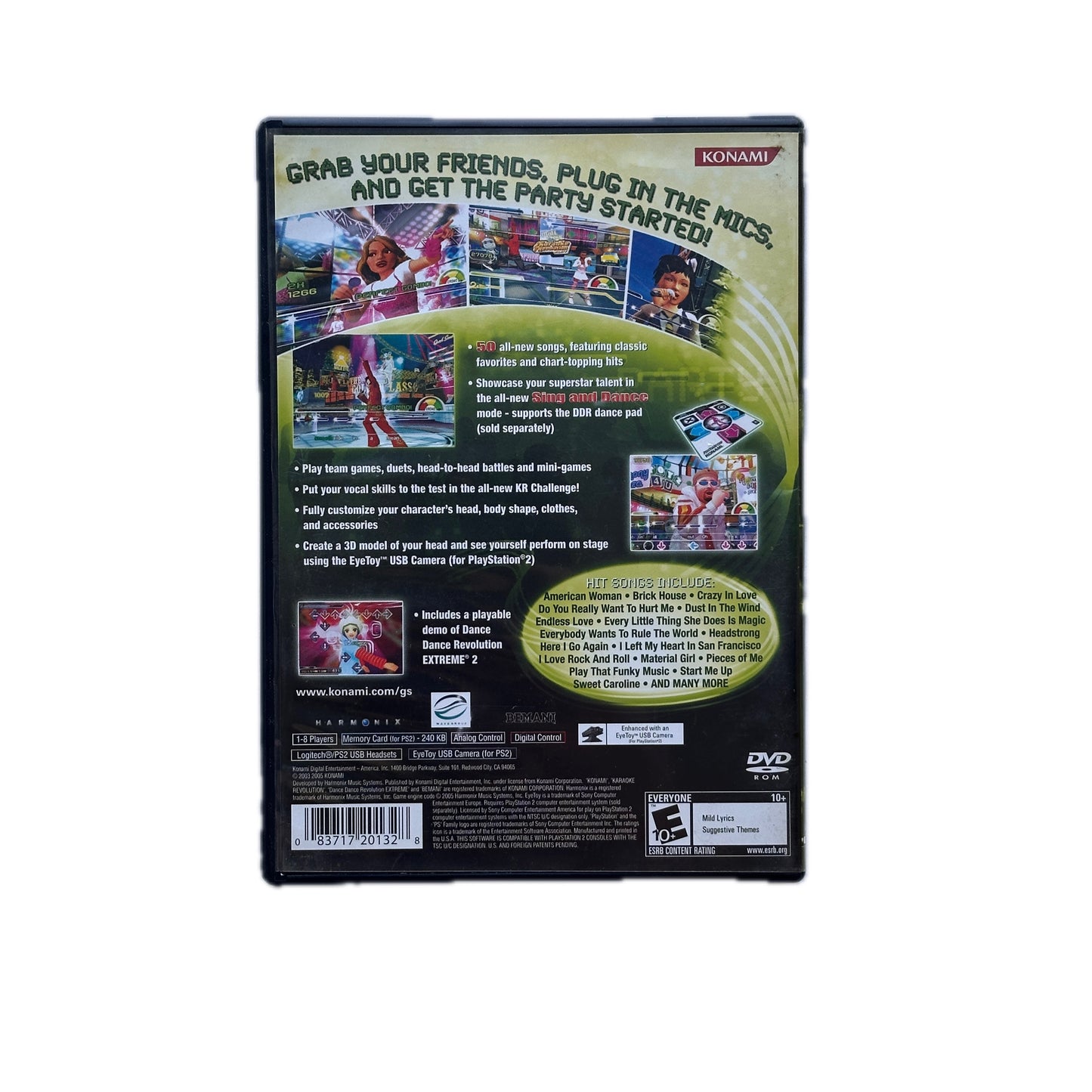 Karaoke Revolution Party PlayStation 2 PS2 in Box