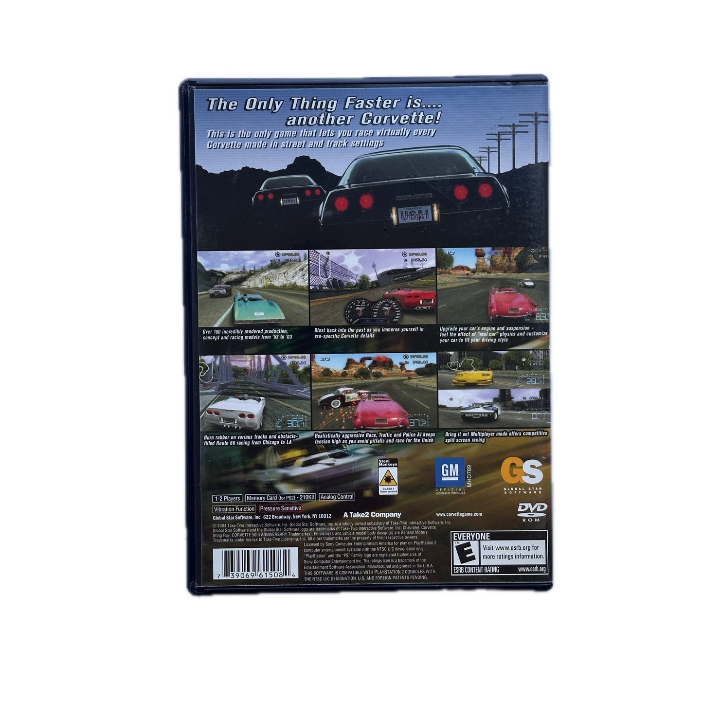 Corvette Sony PS2 Playstation 2 in Box
