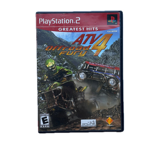 ATV Off Road Fury 4 Greatest Hits PS2 Playstation 2 Complete in Box