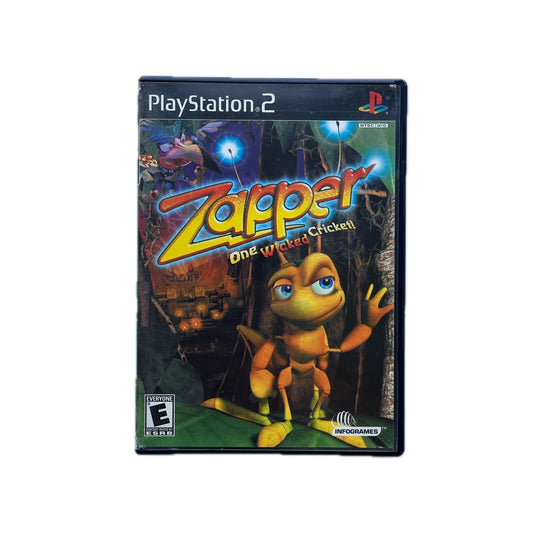 Zapper One Wicked Cricket PS2 Playstation 2 in Box