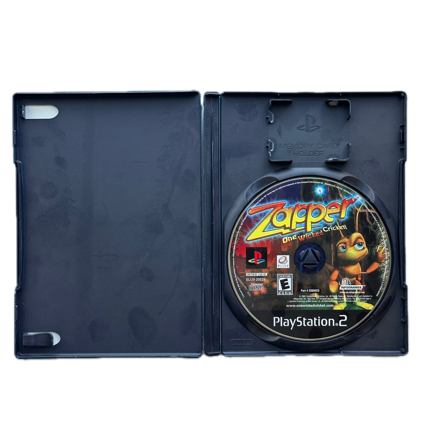 Zapper One Wicked Cricket PS2 Playstation 2 in Box