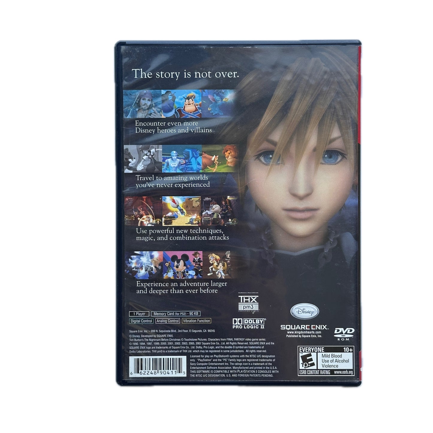Kingdom Hearts II Greatest Hits PS2 Playstation 2 in Box