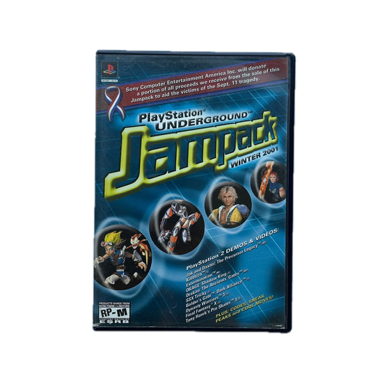 Playstation Underground Jampack Winter 2001 PS2 Playstation 2 Complete in Box
