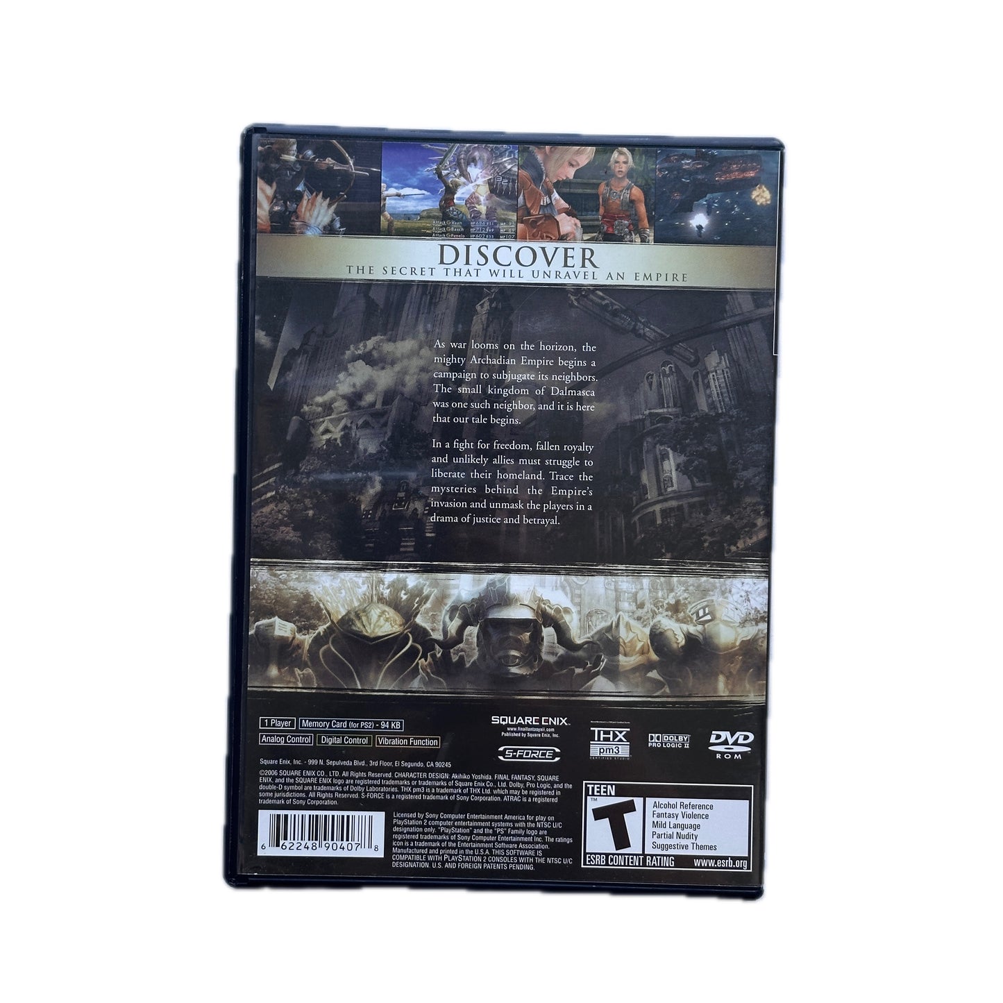 Final Fantasy XII PS2 Playstation 2 in Box