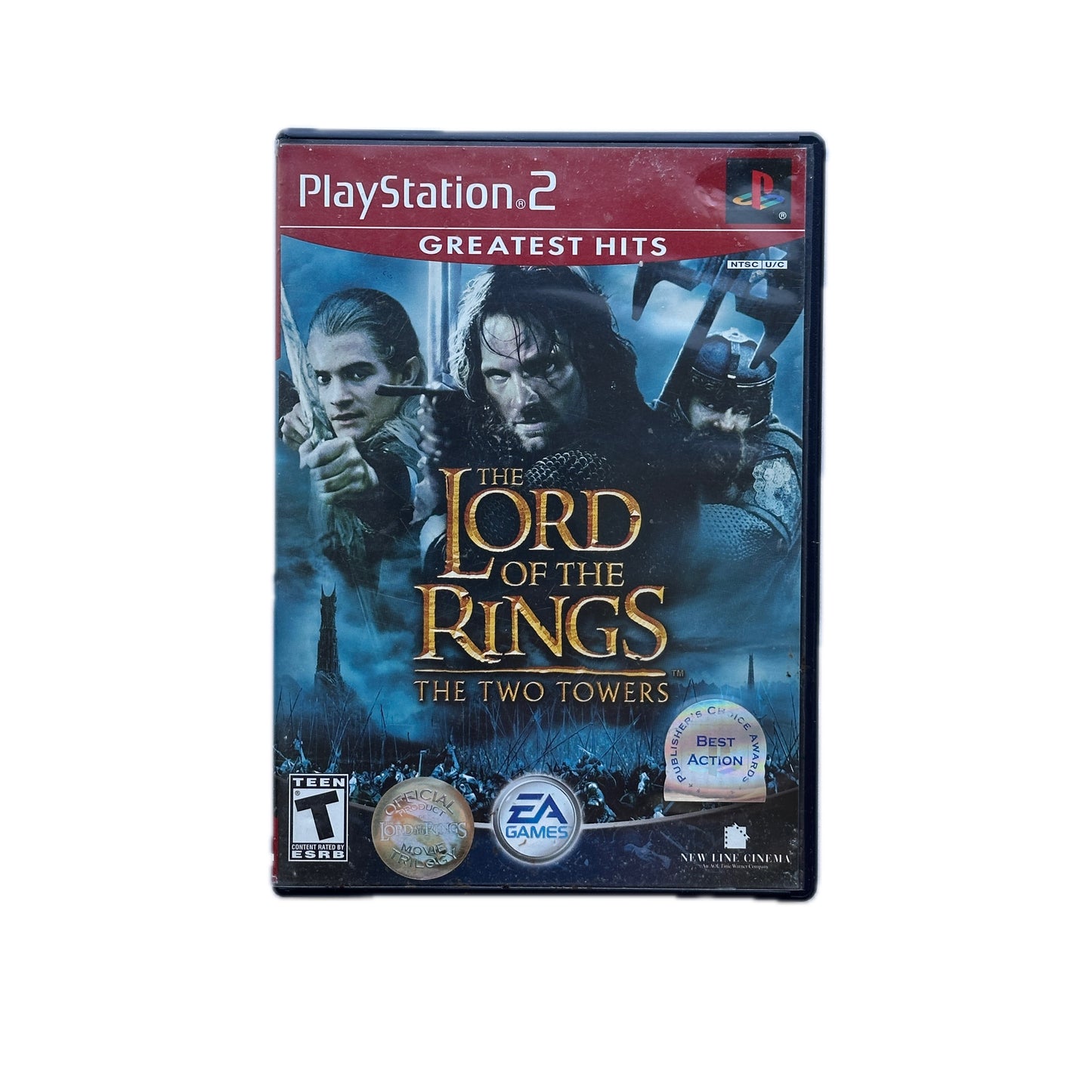 The Lord of The Rings The Two Towers Greatest Hits PS2 Playstation 2 Complete in Box