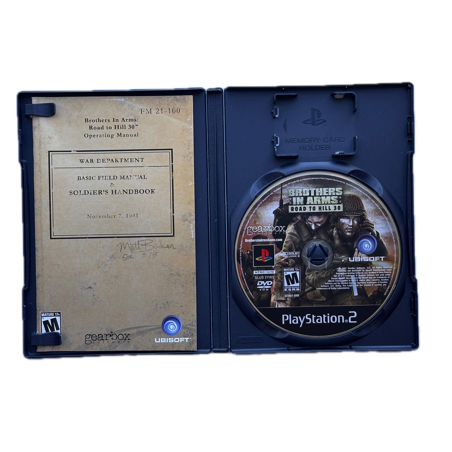 Brothers in Arms Road to Hill 30 PS2 Playstation 2 Complete in Box