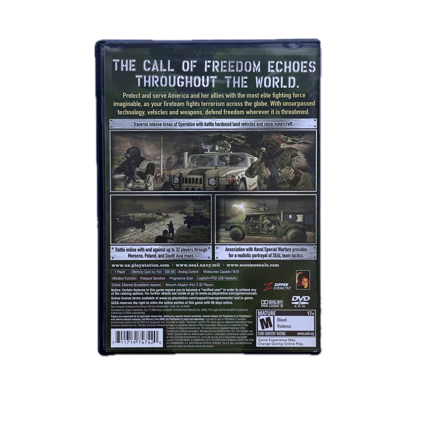 SOCOM U.S. Navy Seals 3 PS2 Playstation 2 in Box