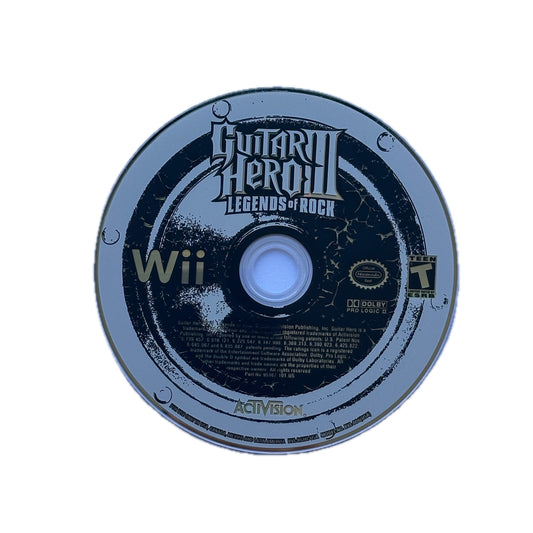 Guitar Hero III Legends of Rock Nintendo Wii Loose Disc