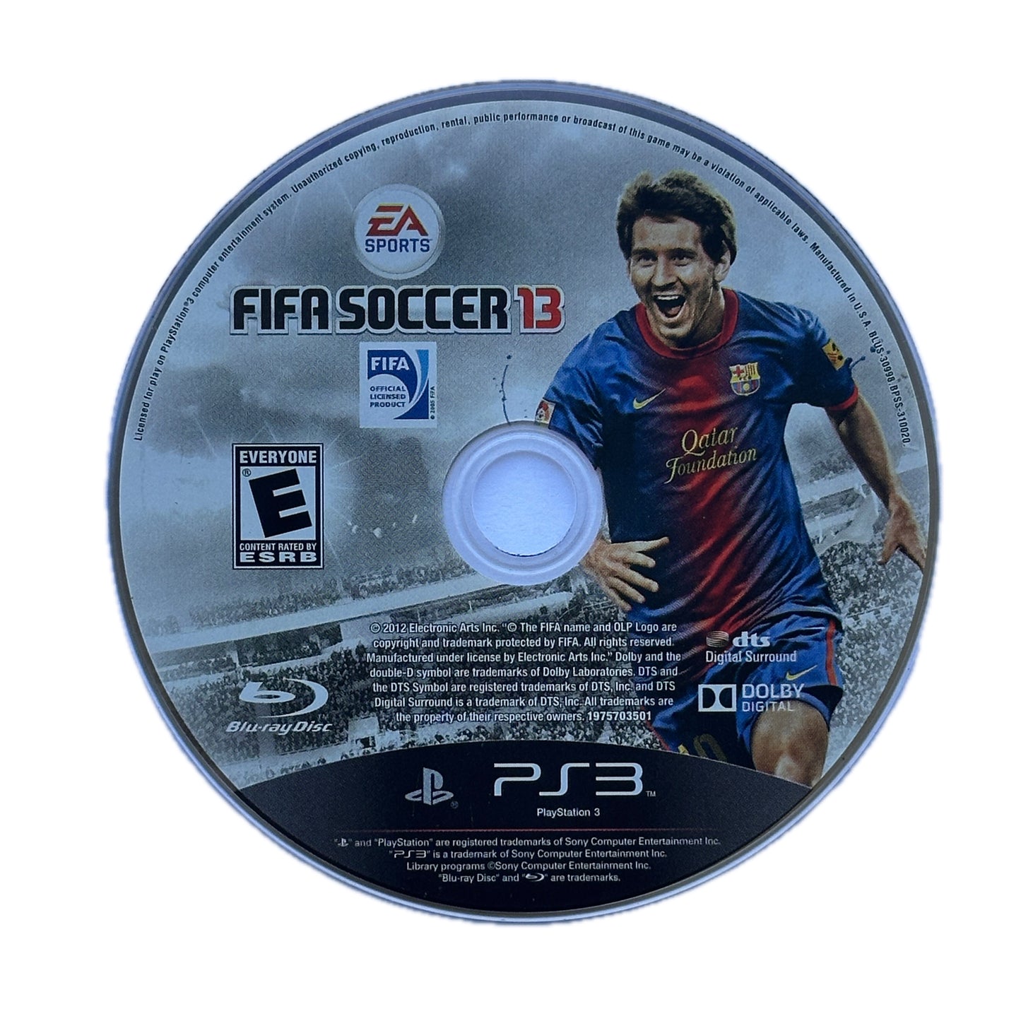 FIFA Soccer 13 PS3 Playstation 3 Loose Disc