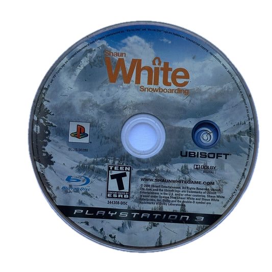 Shaun White Snowboarding PS3 Playstation 3 Loose Disc