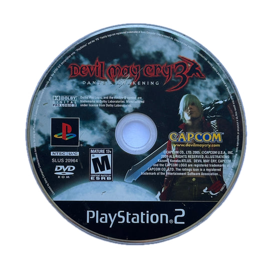 Devil May Cry 3 Dante's Awakening PS2 Playstation 2 Loose Disc
