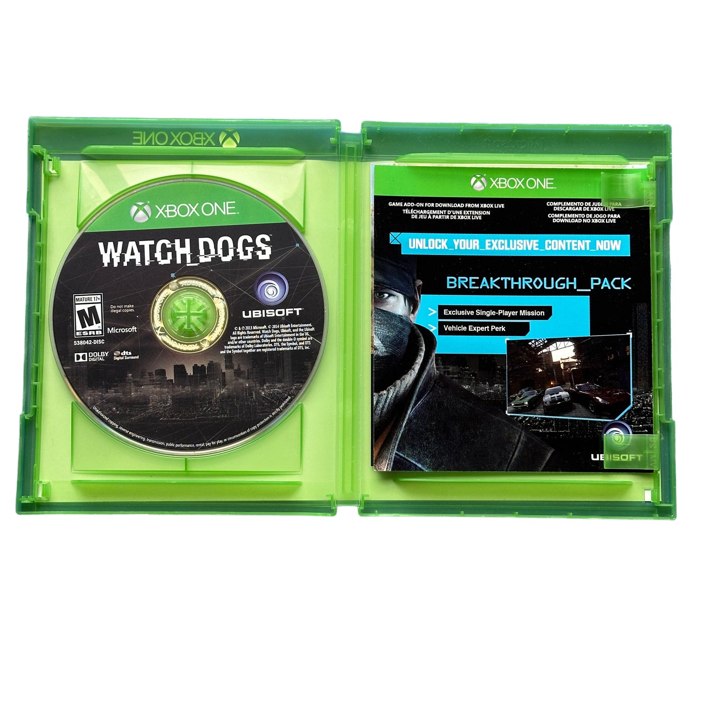 Watch Dogs Special Edition Xbox One Complete in Box