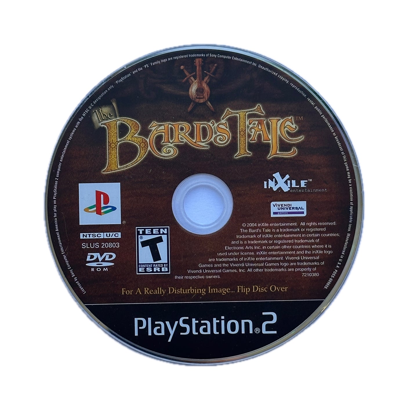The Bards Tale PS2 Playstation 2 Loose Disc