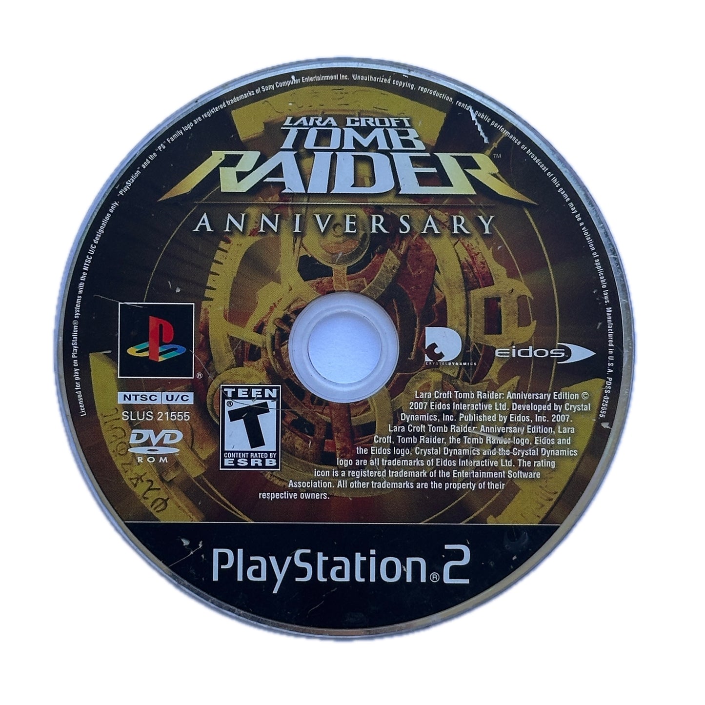 Lara Croft Tomb Raider Anniversary Edition PS2 Playstation 2 Loose Disc