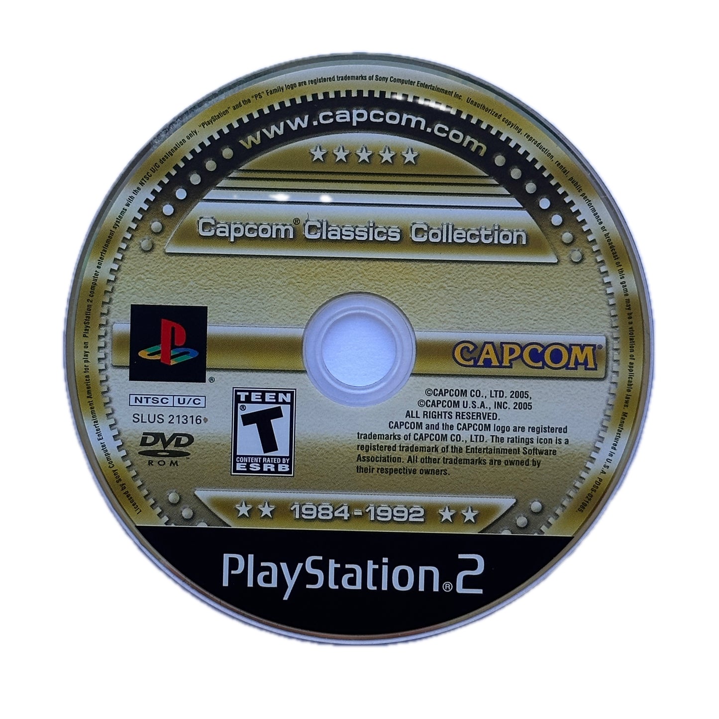 Capcom Classics Collection PS2 Playstation 2 Loose Disc