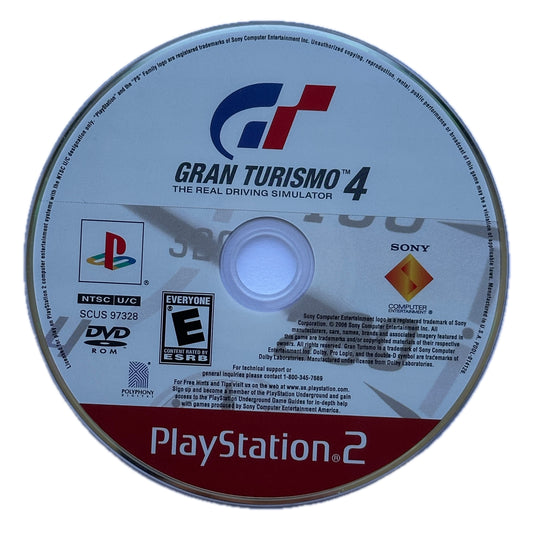 Gran Turismo 4 Greatest Hits PS2 Playstation 2 Loose Disc