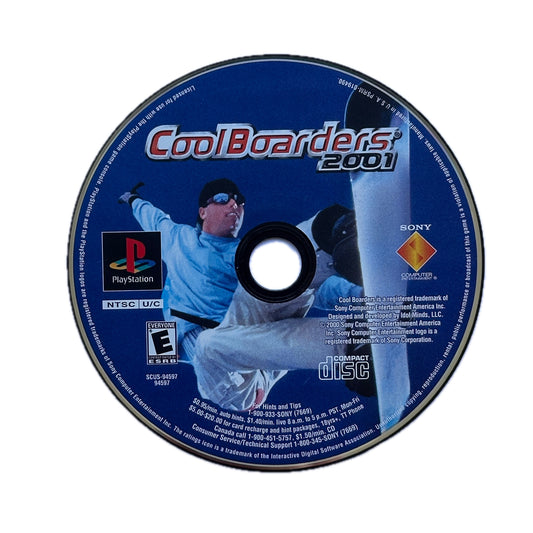 Cool Boarders 2001 PS1 Playstation 1 Loose Disc