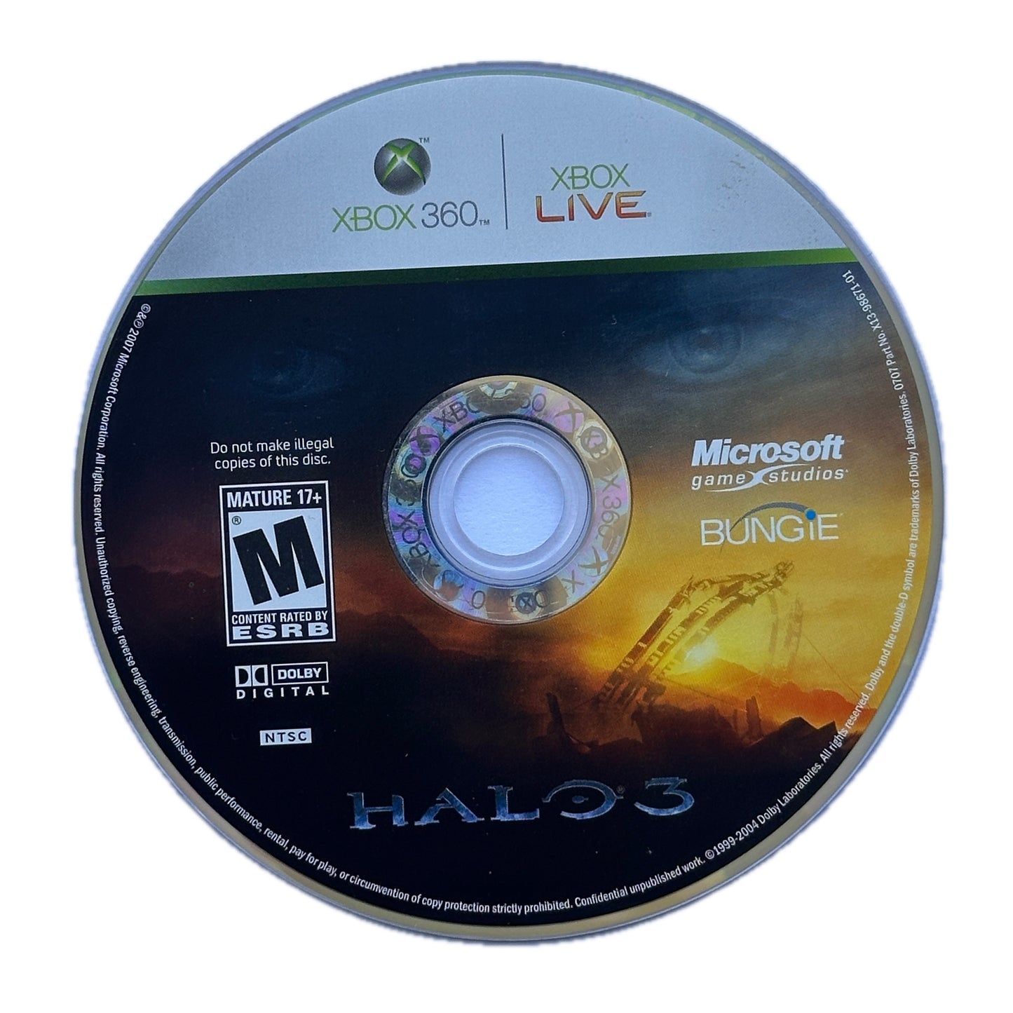 Halo 3 Xbox 360 Loose Disc