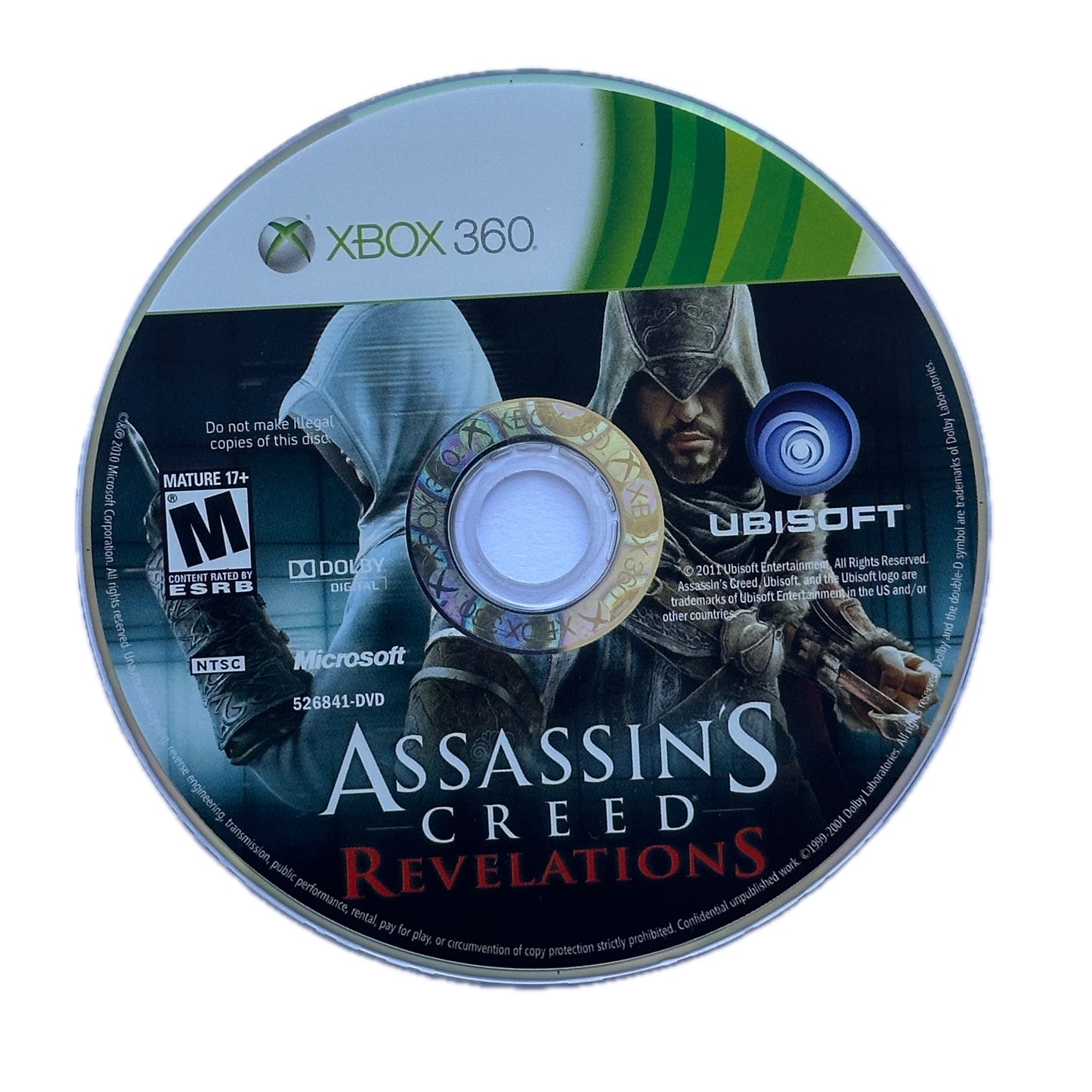 Assassins Creed Revelations Xbox 360 Loose DIsc