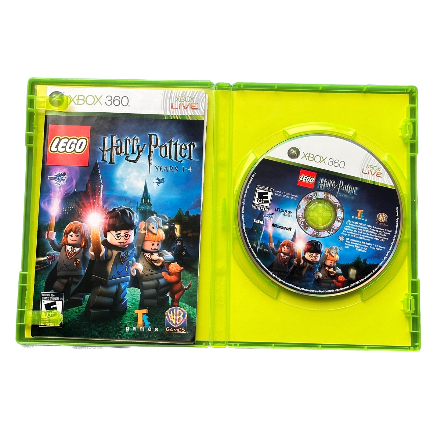 Lego Harry Potter Years 1-4 Xbox 360 Complete In Box