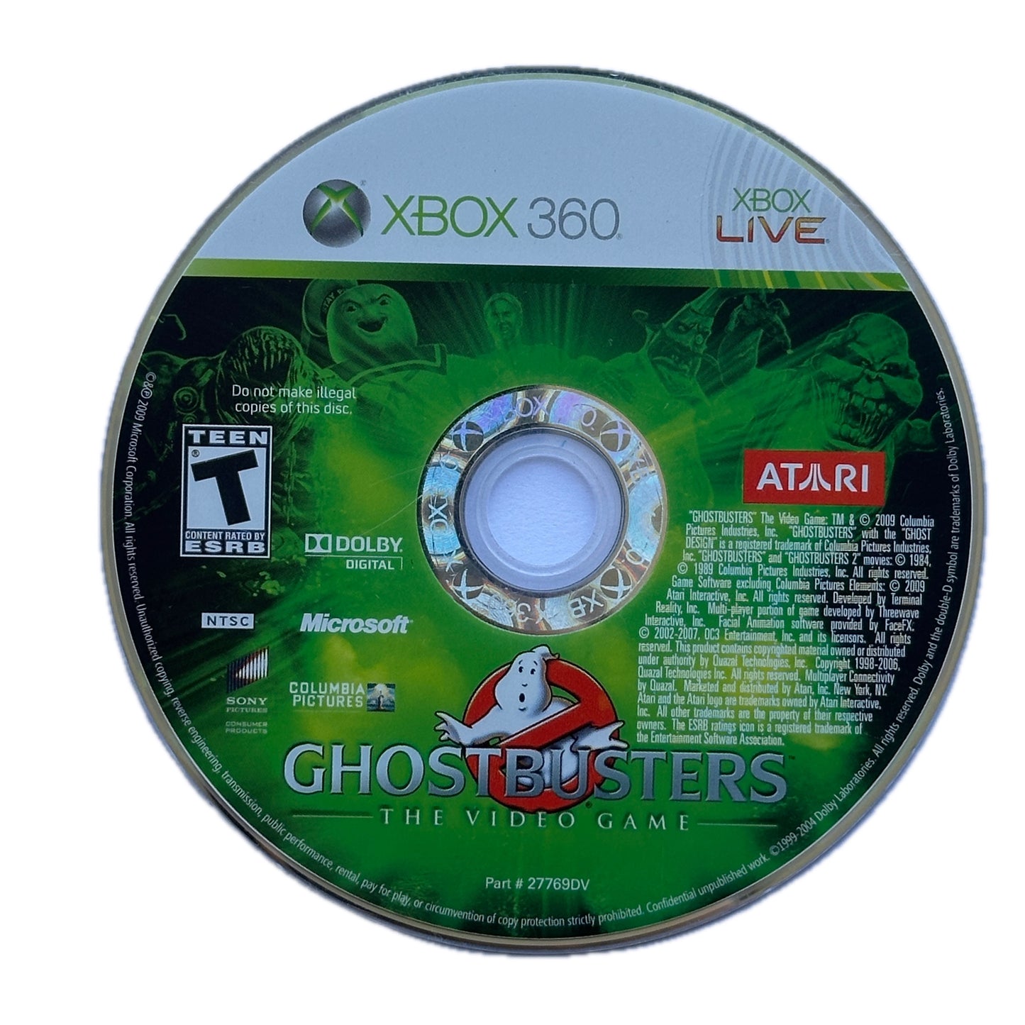 Ghostbusters The Video Game Xbox 360 Loose Disc