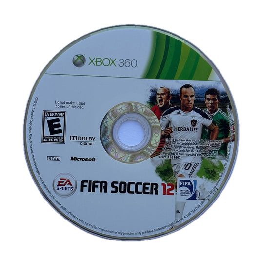 FIFA 12 XBox 360 Loose Disc
