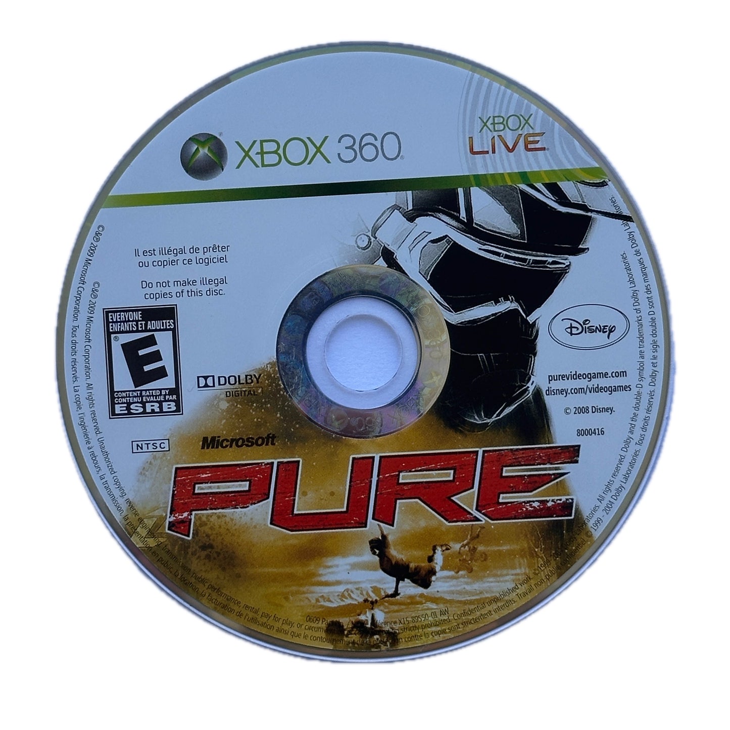 Pure XBox 360 Loose Disc