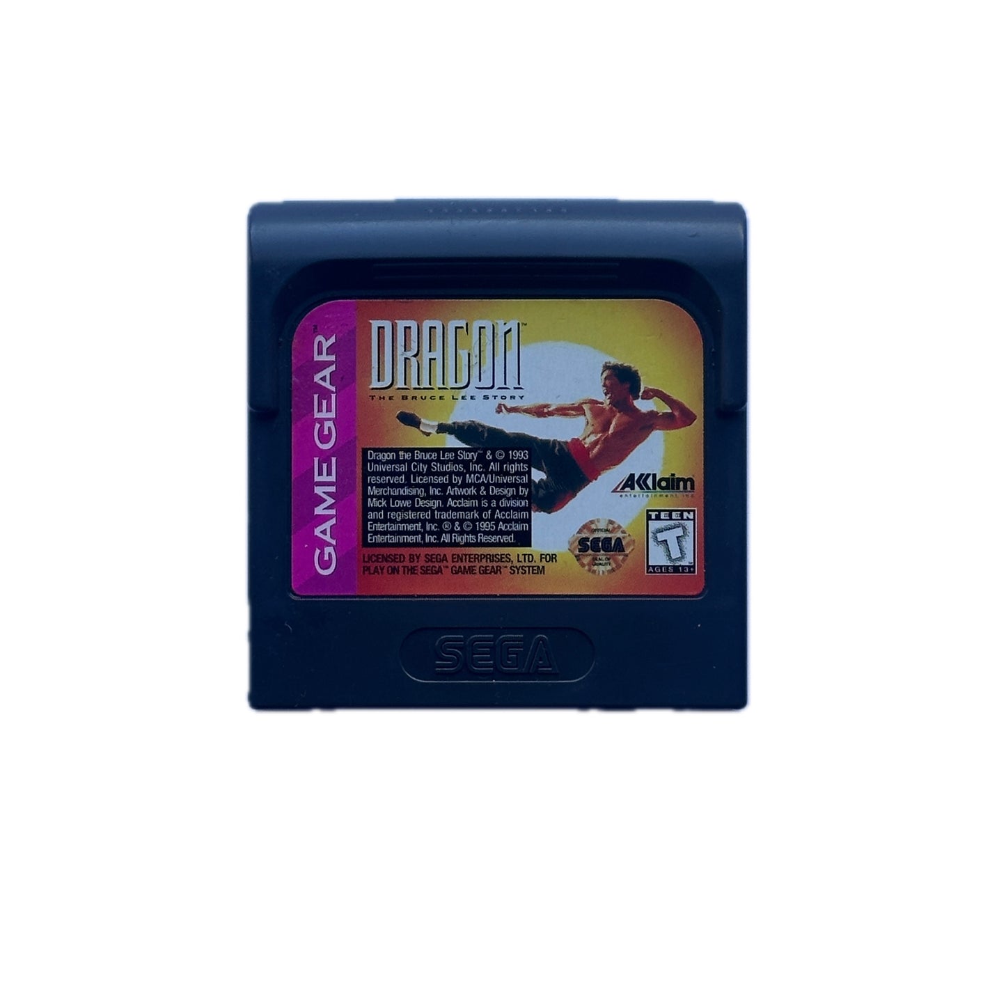 Dragon The Bruce Lee Story SEGA Game Gear Loose Cart