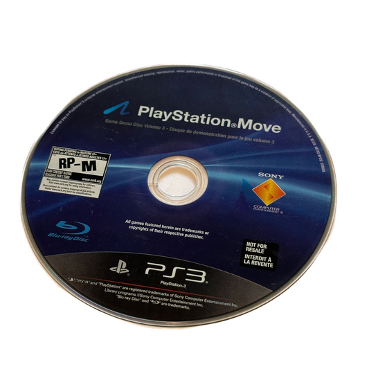 PlayStation Move Sony PS3 Playstation 3 Loose Disc