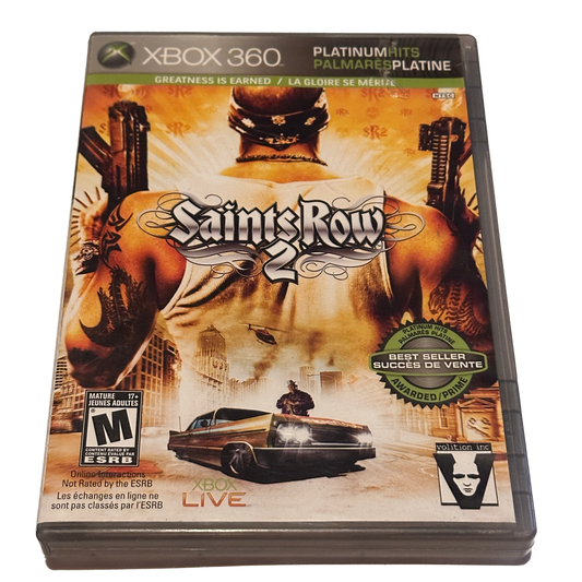 Saint Row 2 Platinum Hits Xbox 360 Complete in Box