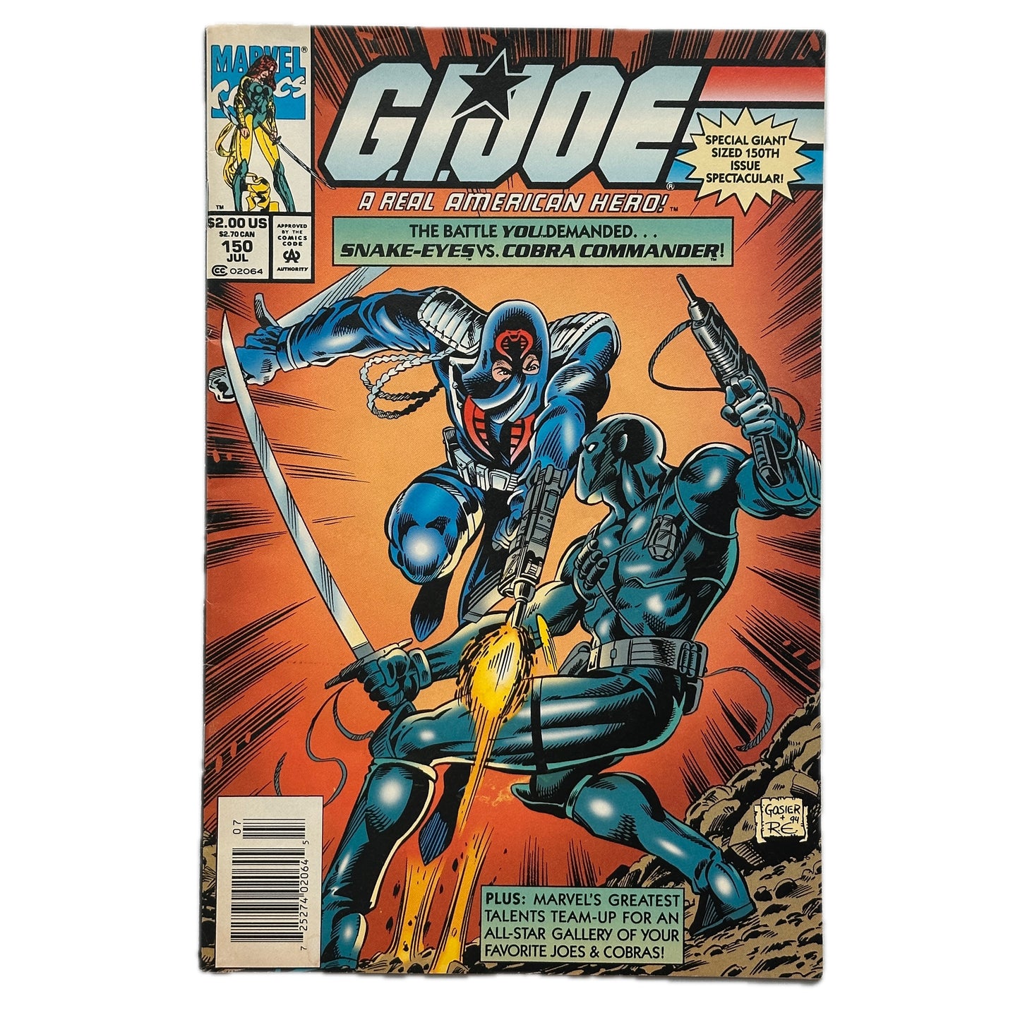G.I. Joe: A Real American Hero #150 1994 Marvel Comics