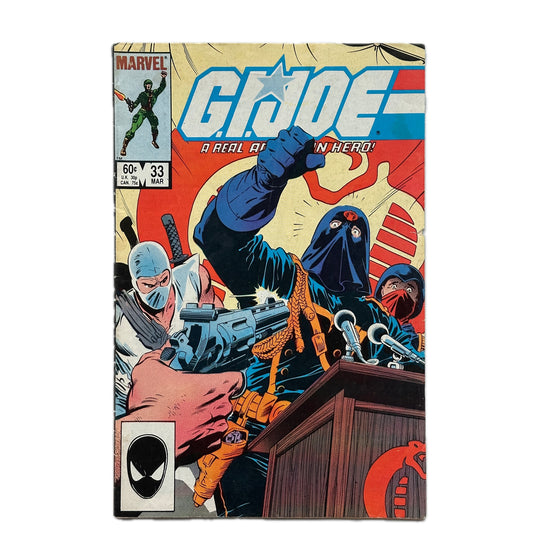 G.I. Joe: A Real American Hero #33 1985 Marvel Comics