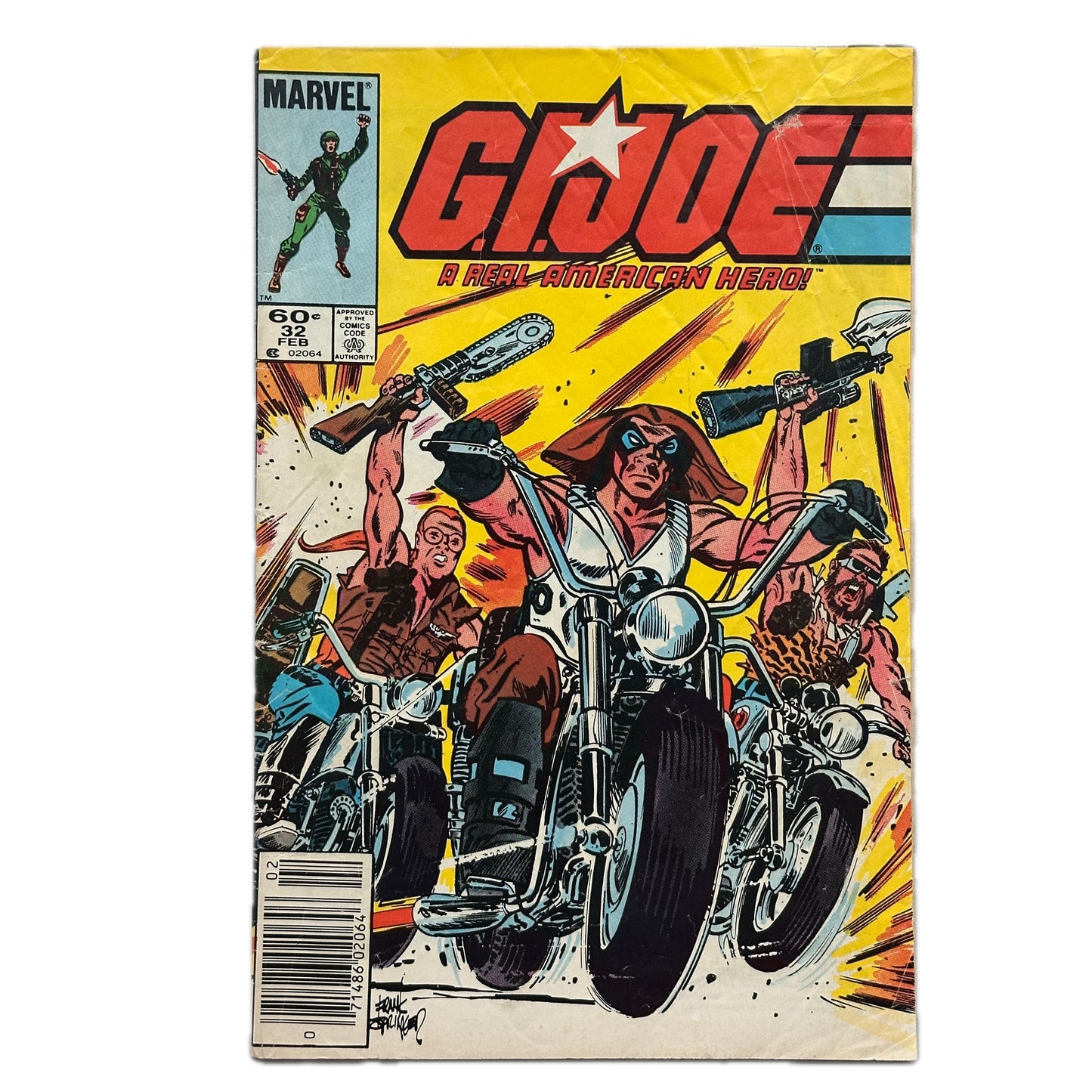 G.I.Joe A Real American Hero #32 1985 Marvel Comics