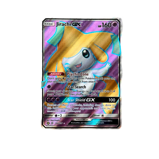 Jirachi GX 79a/236 Pokémon Unified Minds Raw Unplayed