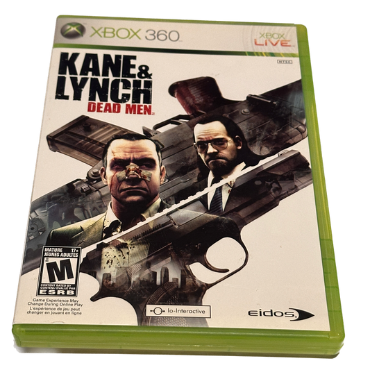 Kane & Lynch Dead Men Xbox 360 Complete in Box