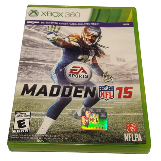 Madden NFL 15 Xbox 360 Complete in Box