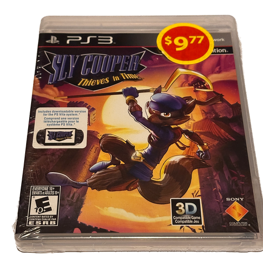 Sly Cooper Thieves in Time Sony PS3 Playstation 3 Sealed